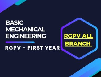 Basic Mechanical Engineering (BT203) Notes RGPV B.Tech
