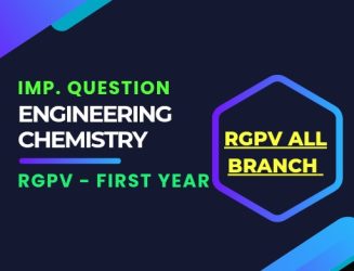 Engineering Chemistry imp question RGPV B.tech
